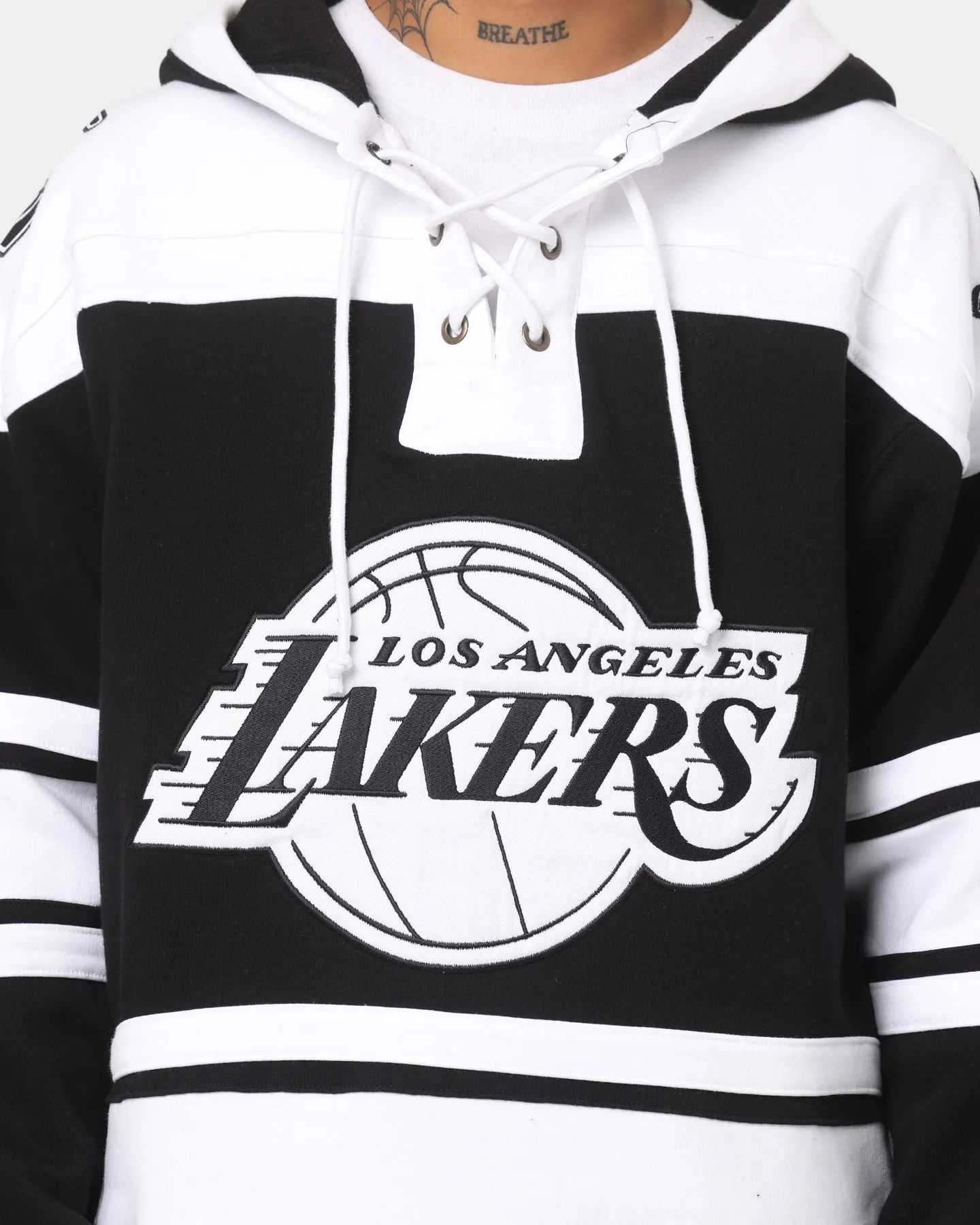 47 Brand Los Angeles Lakers NBA Superior '47 Lacer Hoodie Jet Black