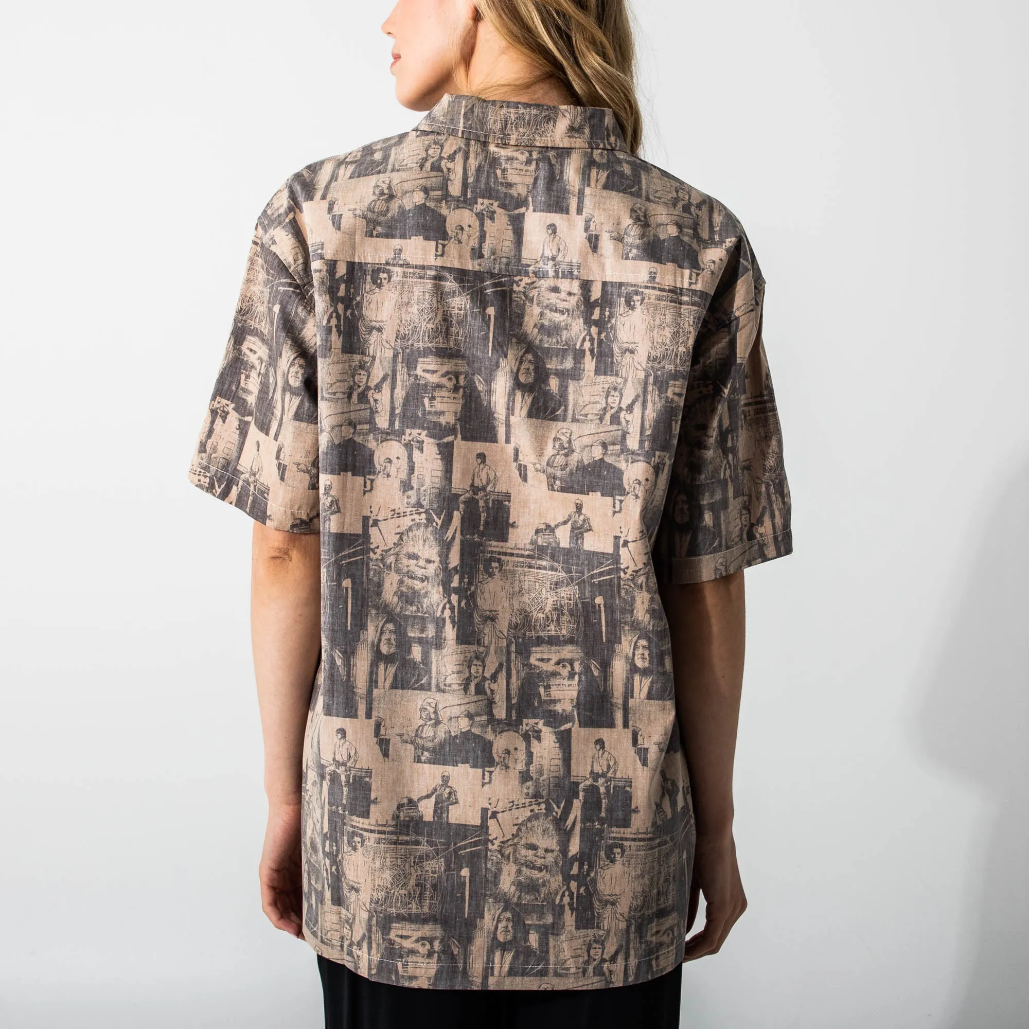 A New Hope All Over Film Print Button-Down Shirt