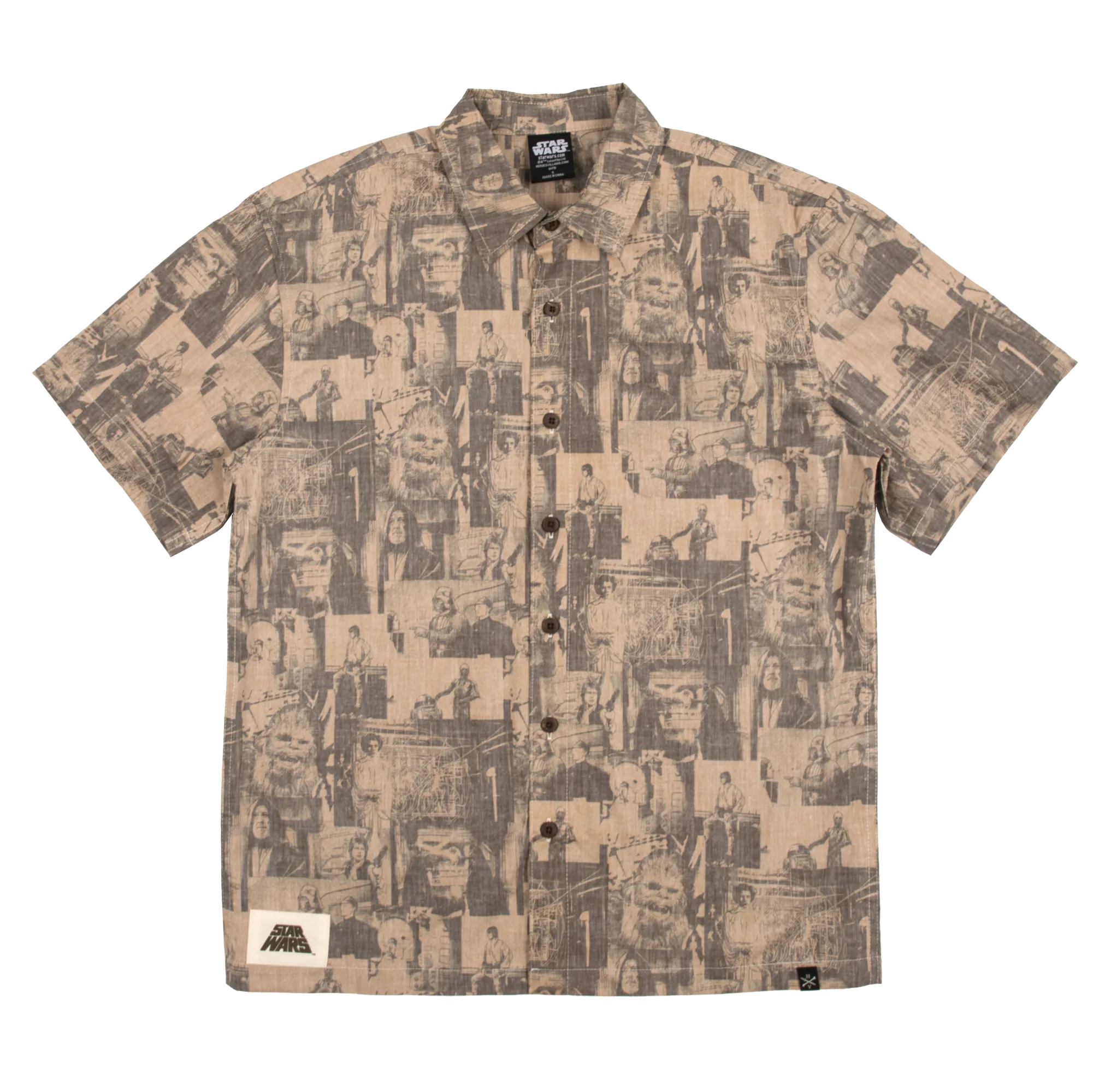 A New Hope All Over Film Print Button-Down Shirt