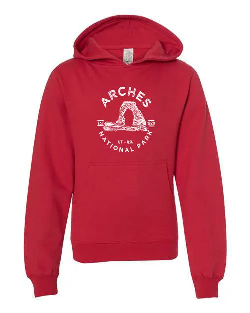 Arches National Park Youth Hoodie Sweatshirt