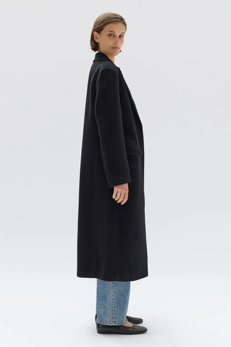 Assembly Label Ricki Wool Blend Coat - Black