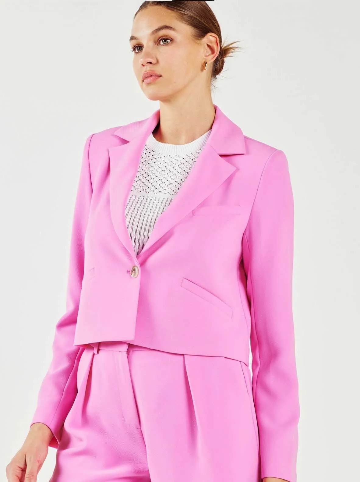 Barb Cropped Blazer