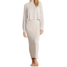 BAREFOOT DREAMS | CozyChic Ultra Lite Cropped Mock Neck