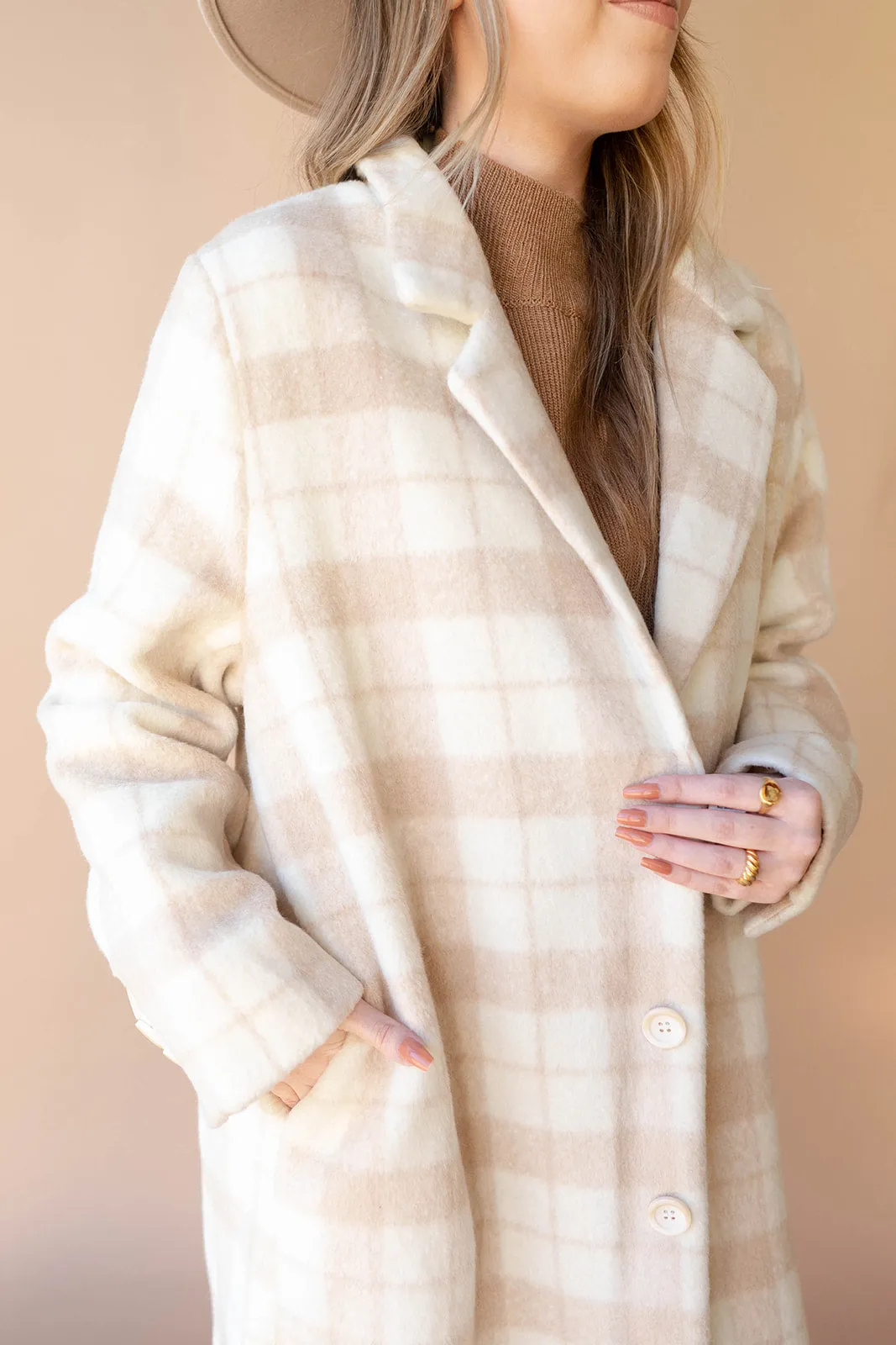 camila plaid coat