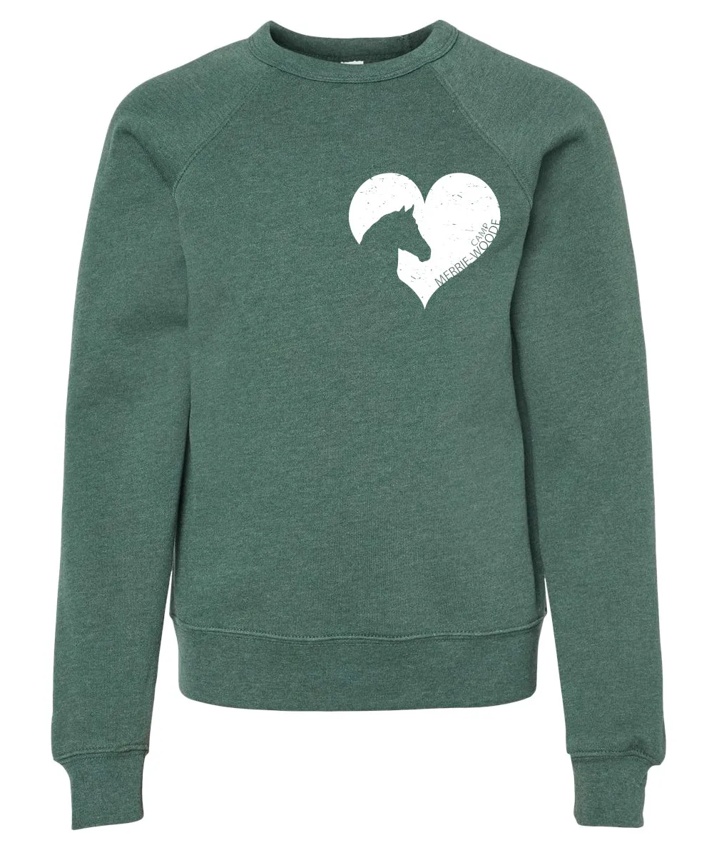 Camp Merrie-Woode Horse Love Crew Sweatshirt