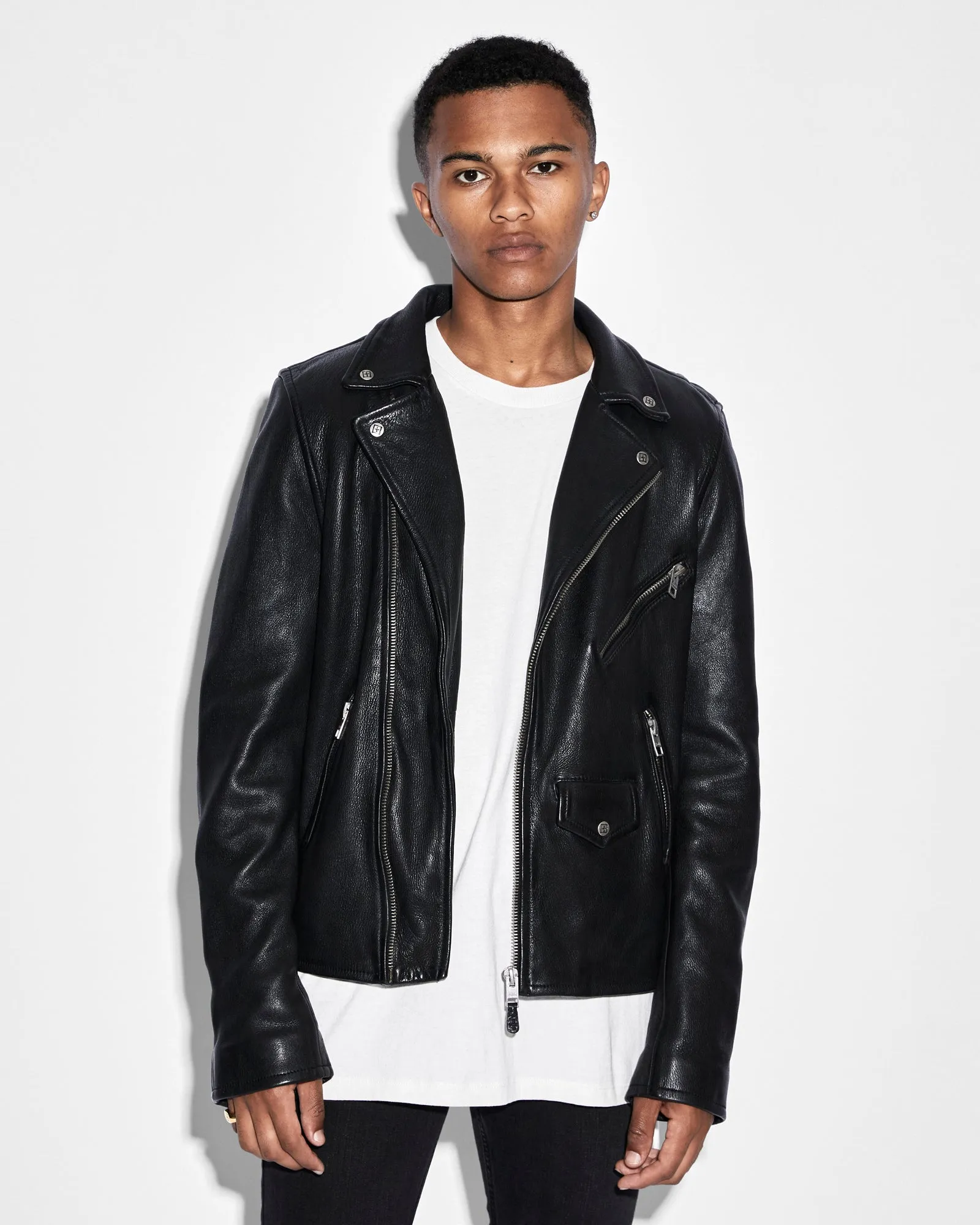 CAPITOL LEATHER JACKET BLACK