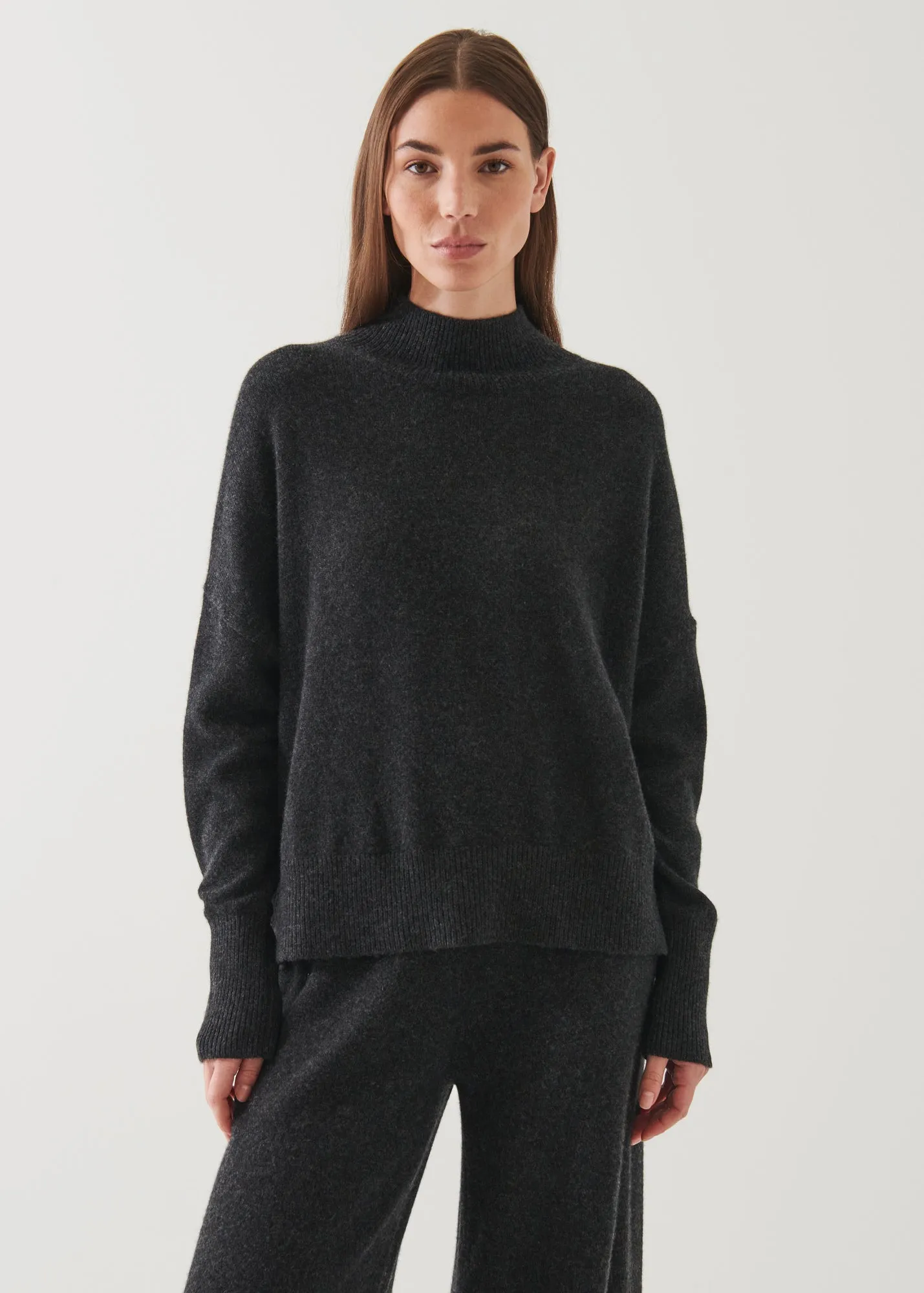 CASHMERE MOCK NECK