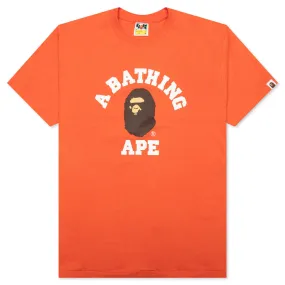 College Tee - Orange