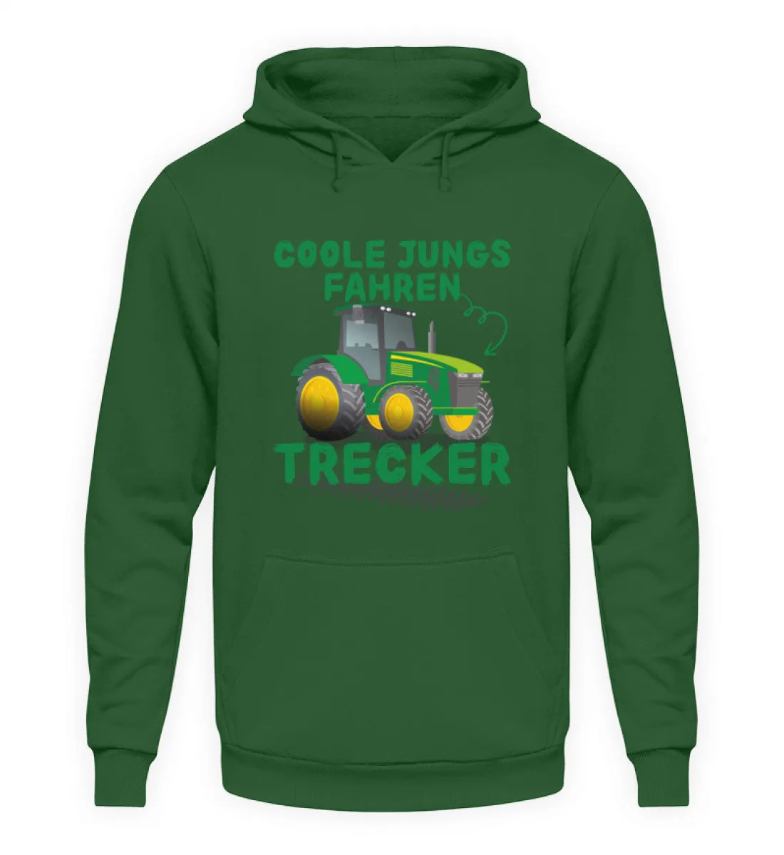 Coole Jungs fahren Trecker  - Unisex Kapuzenpullover Hoodie