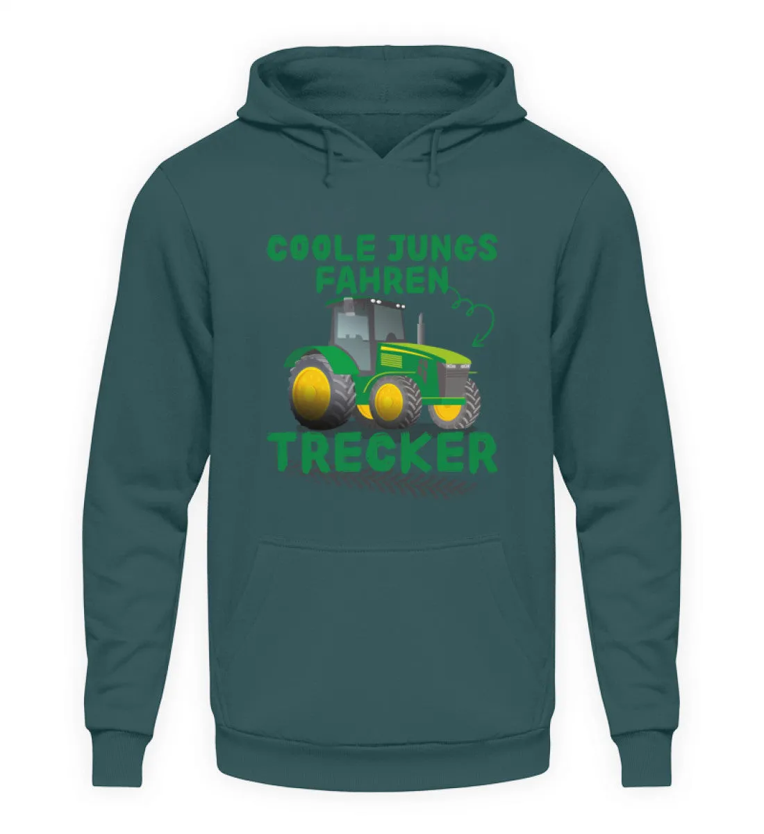 Coole Jungs fahren Trecker  - Unisex Kapuzenpullover Hoodie