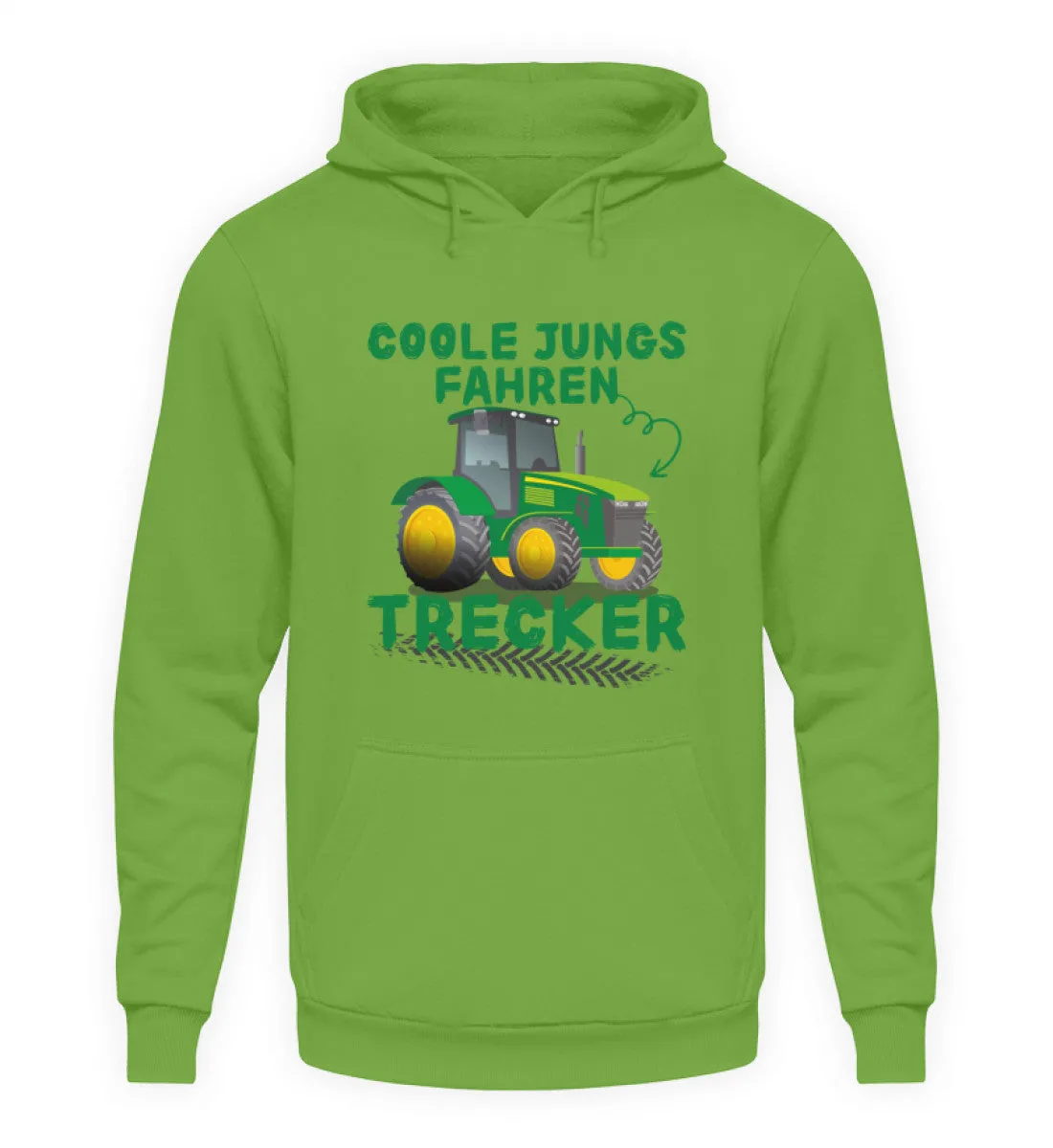 Coole Jungs fahren Trecker  - Unisex Kapuzenpullover Hoodie