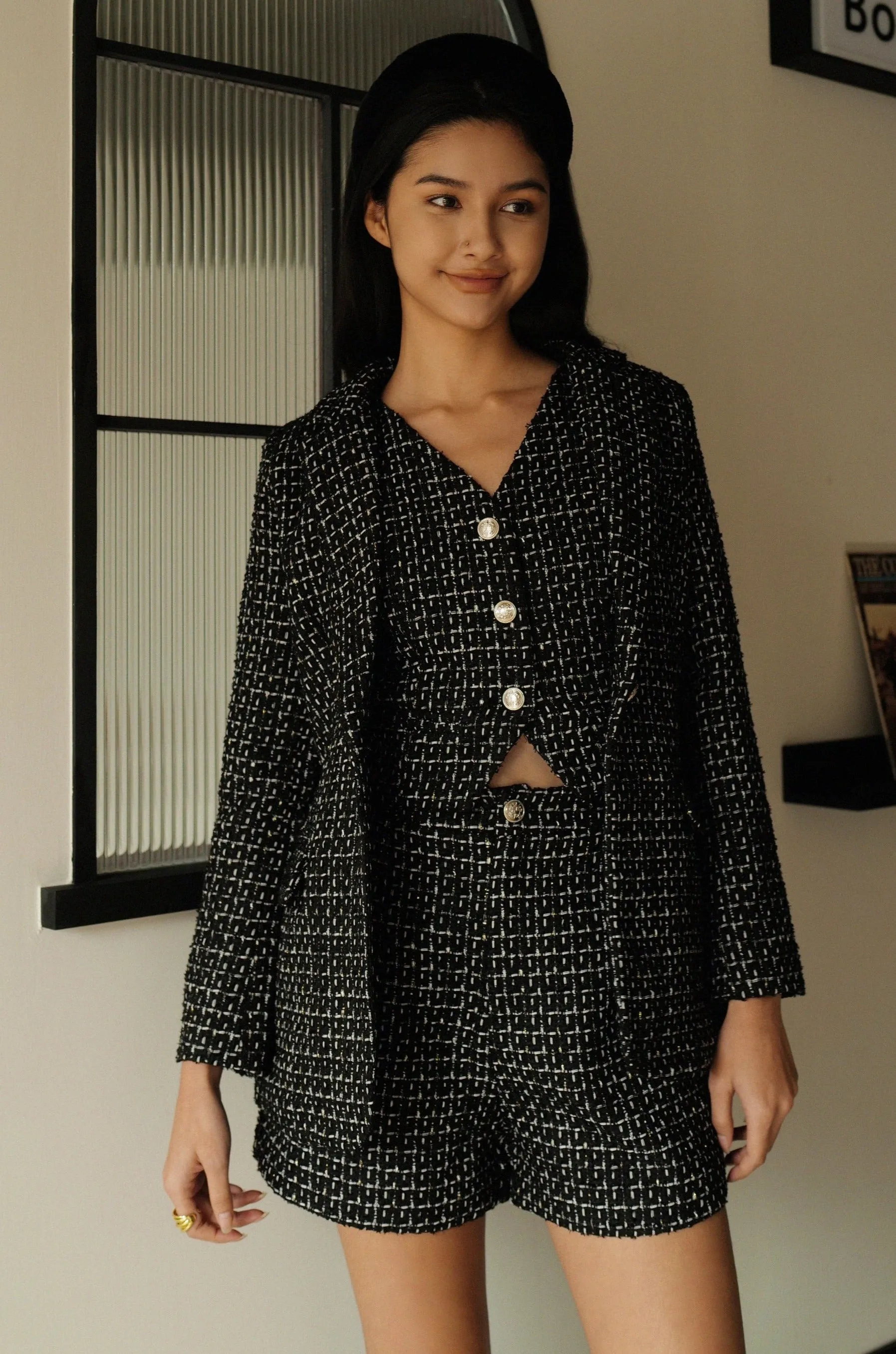 Crazy in love tweed blazer