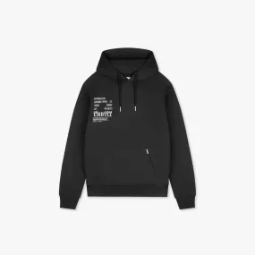 CROYEZ INTERBELLUM HOODIE - BLACK/PURPLE