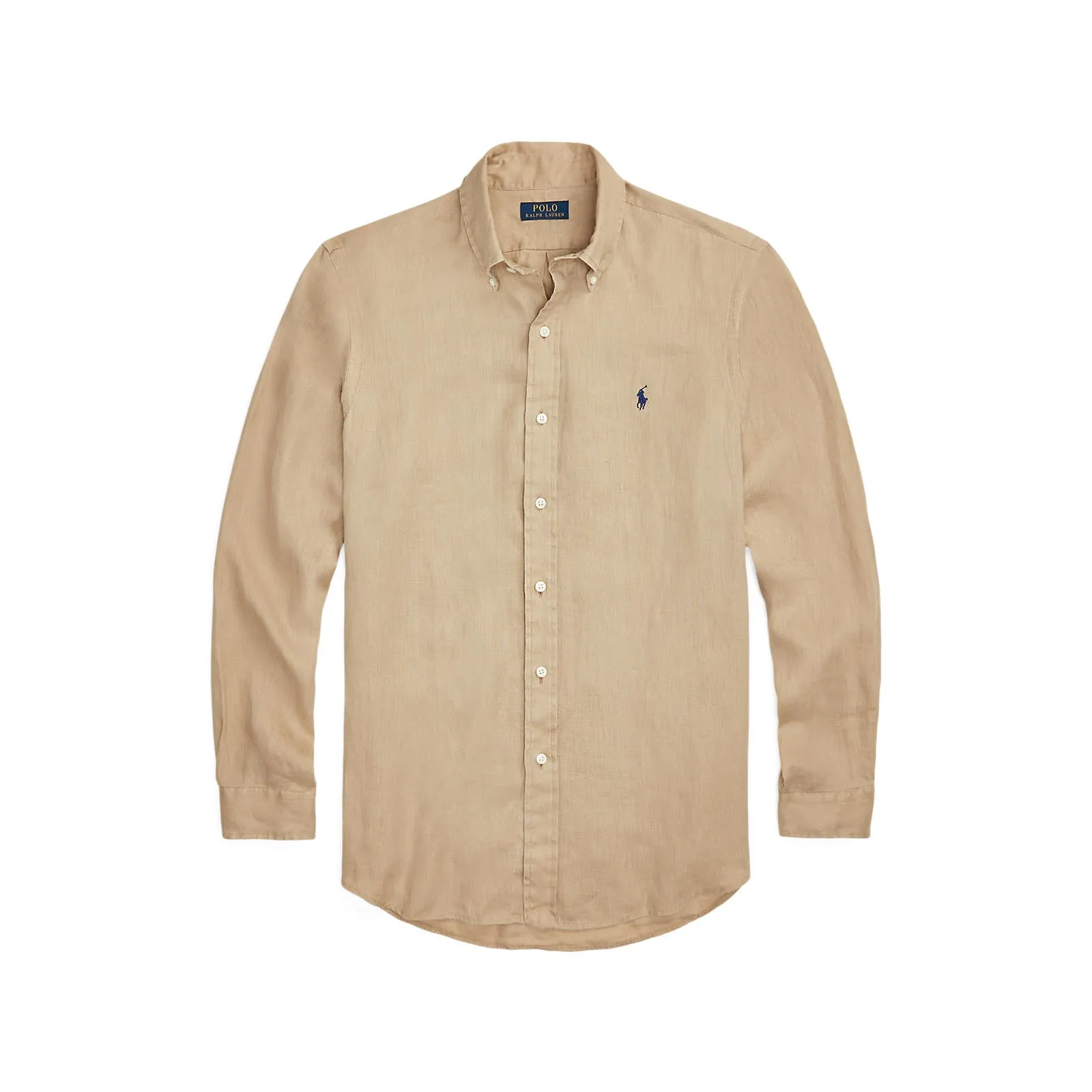 Custom Fit Linen Shirt - Vintage Khaki