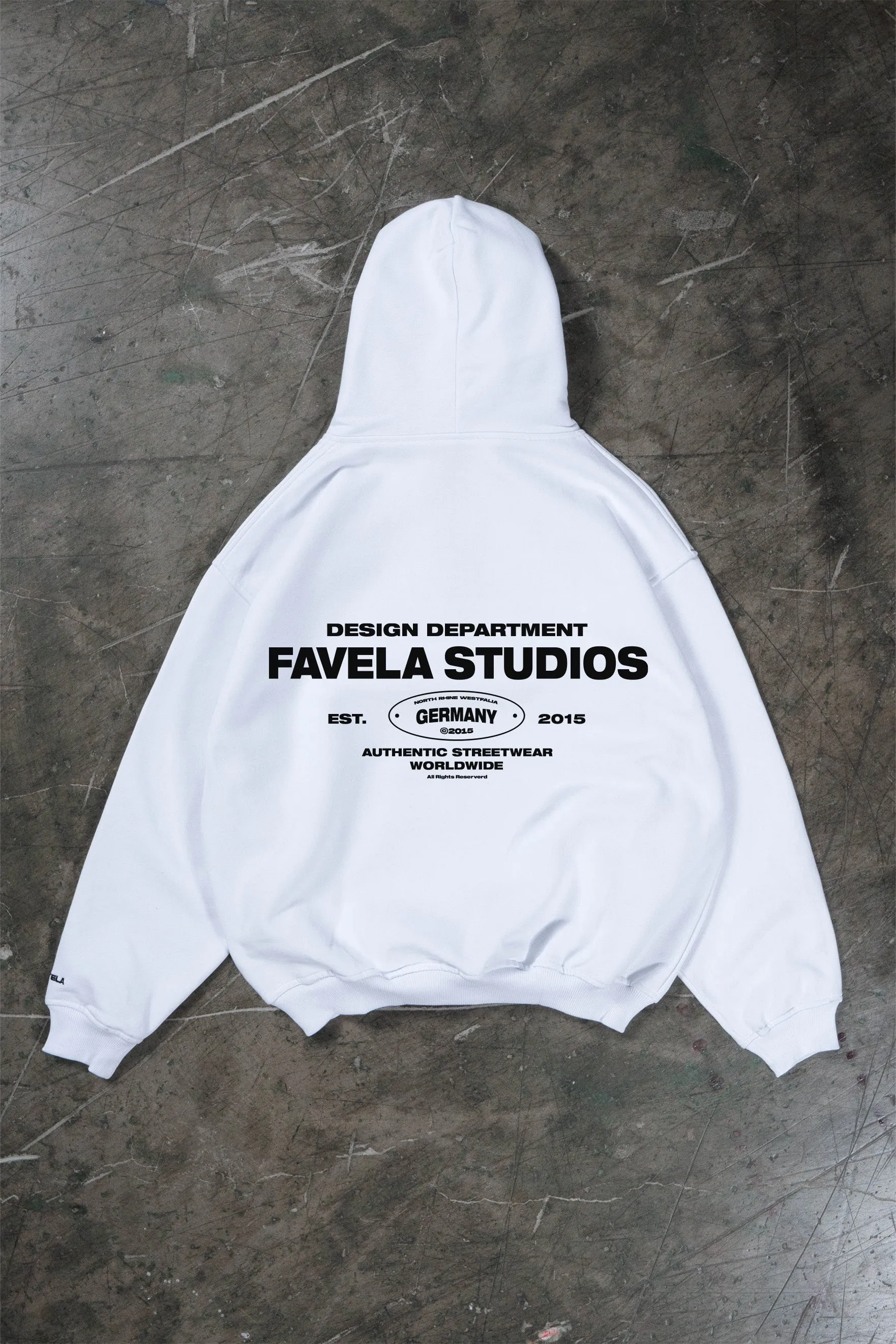 DESIGN DEPARTMENT WHITE HOODIE