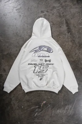 DISTRESSED VANILLA HOODIE