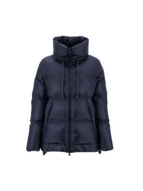 Down Jacket Midi in Navy