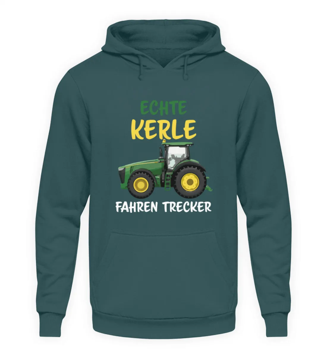 Echte Kerle fahren Trecker  - Unisex Kapuzenpullover Hoodie