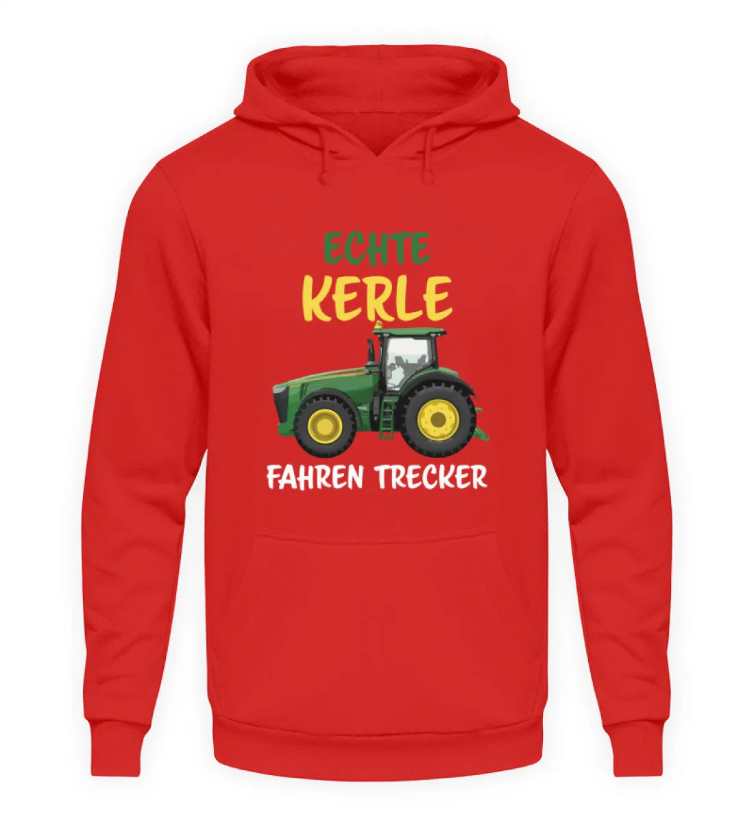 Echte Kerle fahren Trecker  - Unisex Kapuzenpullover Hoodie