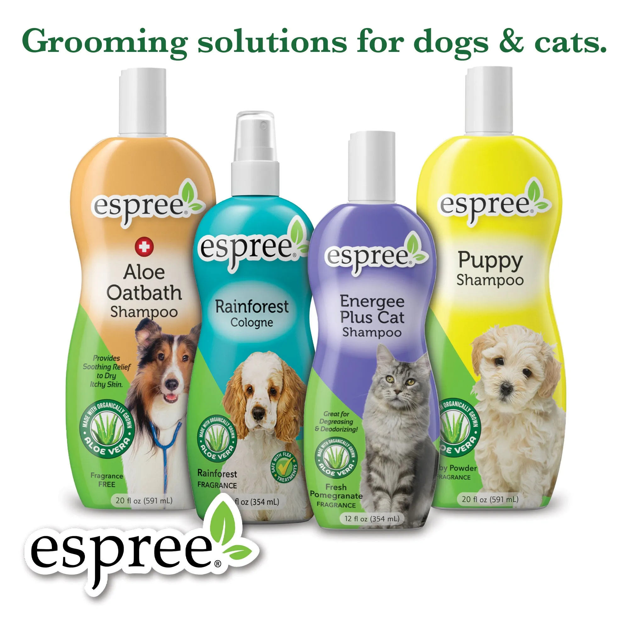 Espree Aloe Oatbath Medicated Shampoo For Dogs & Cats 20 Ounce