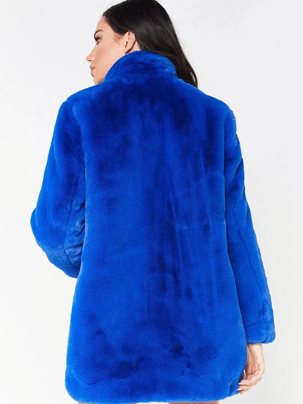 Faux Fur Christmas Coat for Women - Multiple Colors & Sizes / Warm