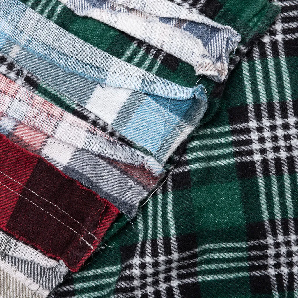 Flannel Shirt Ribbon Shirt - Assorted