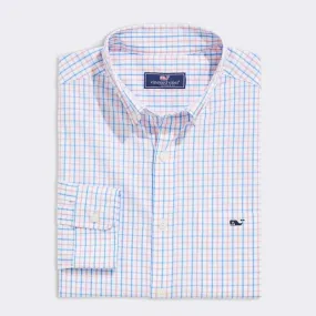 Gingham Poplin Button Down Shirt