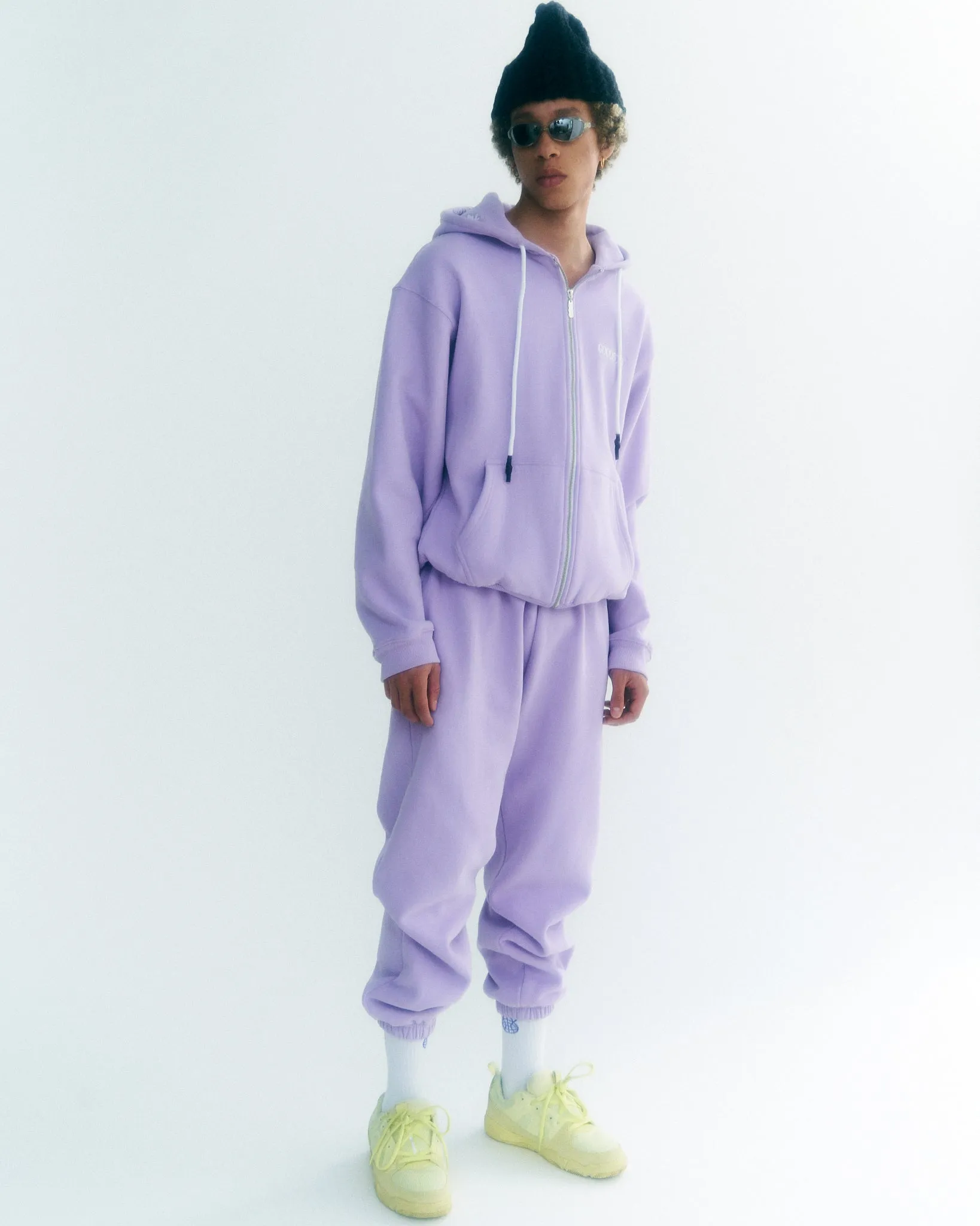 Goodbois Solar Zip Hoodie Lilac