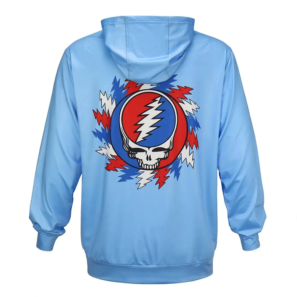 Grateful Dead | UPF 50 Hoodie | Sun and Swim Steal Your Face Bolts