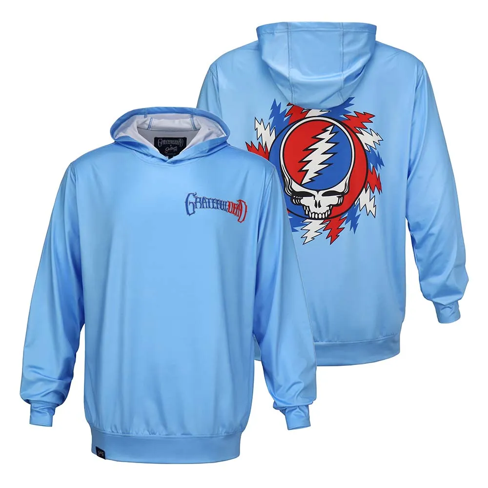 Grateful Dead | UPF 50 Hoodie | Sun and Swim Steal Your Face Bolts