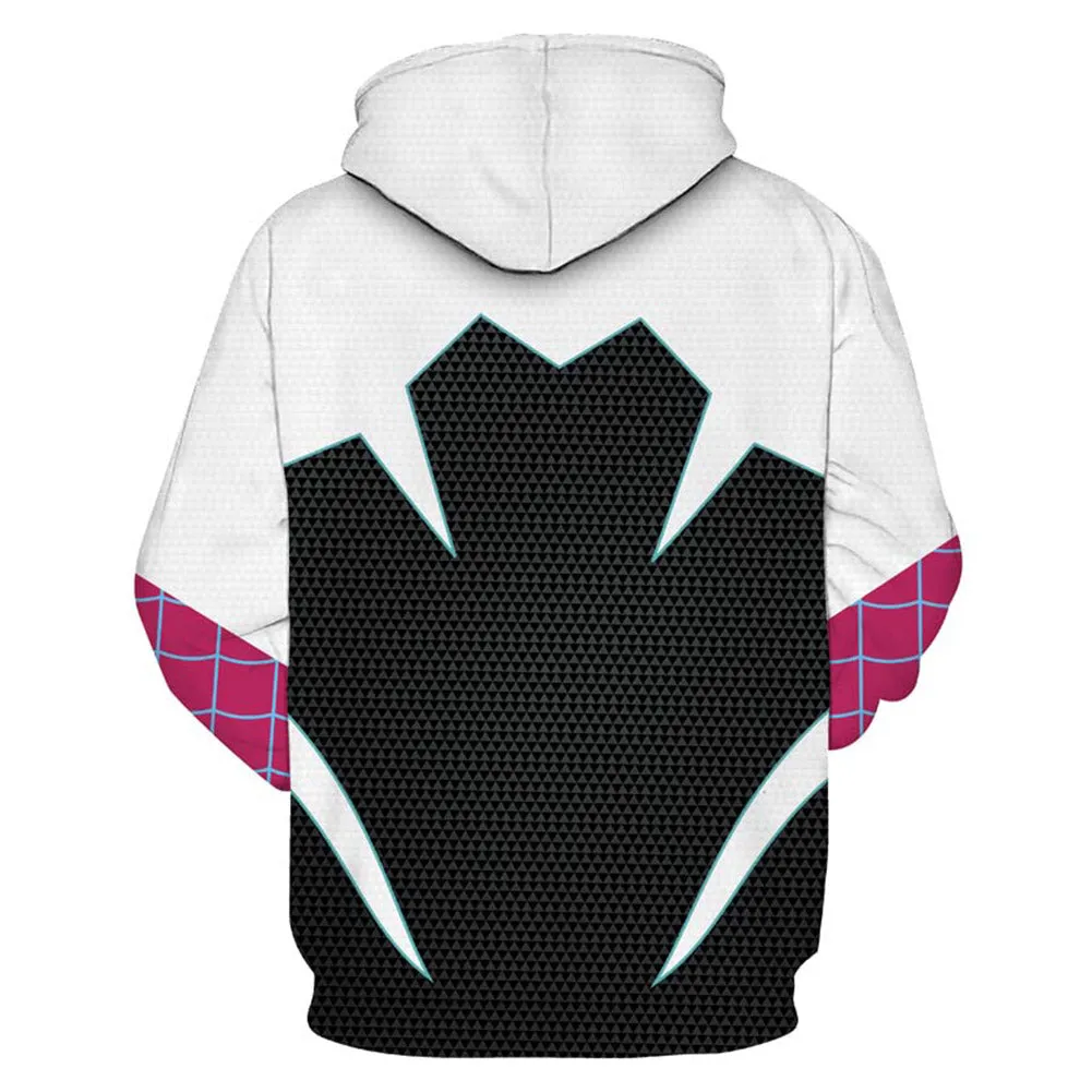 Gwen Stacy Cosplay Hoodie 3D Printed Hooded Sweatshirt Men Women  Casual Streetwear Pullover