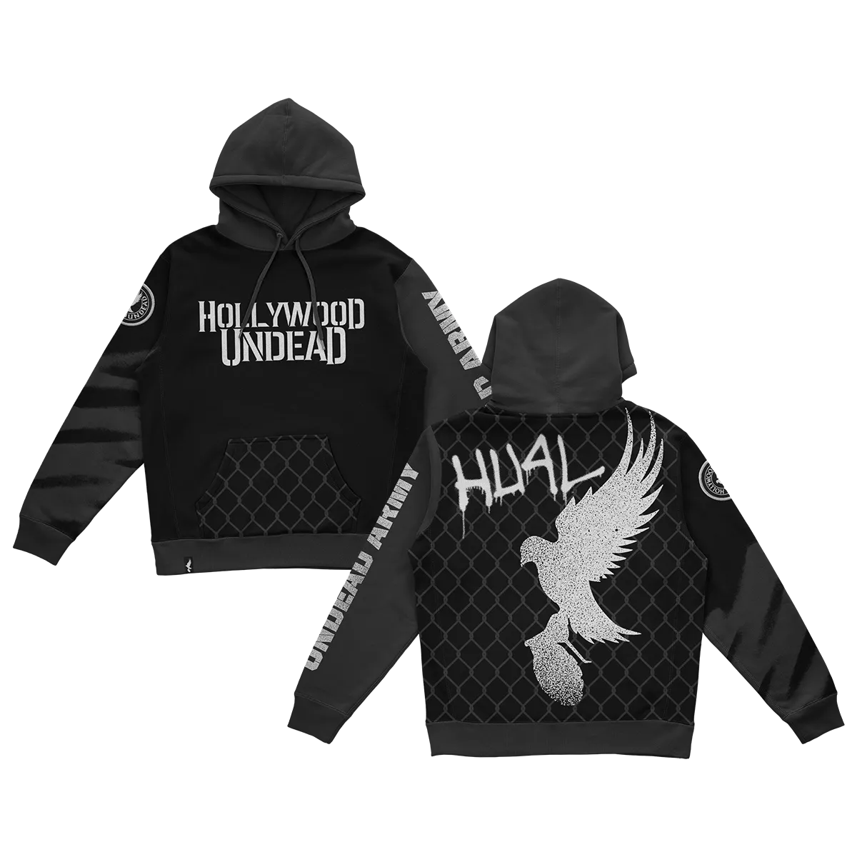 HU4L Pullover Hoodie (Black)