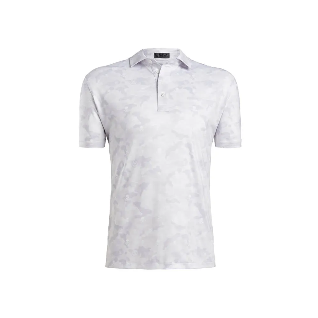 ICON CAMO JERSEY POLO SNOW