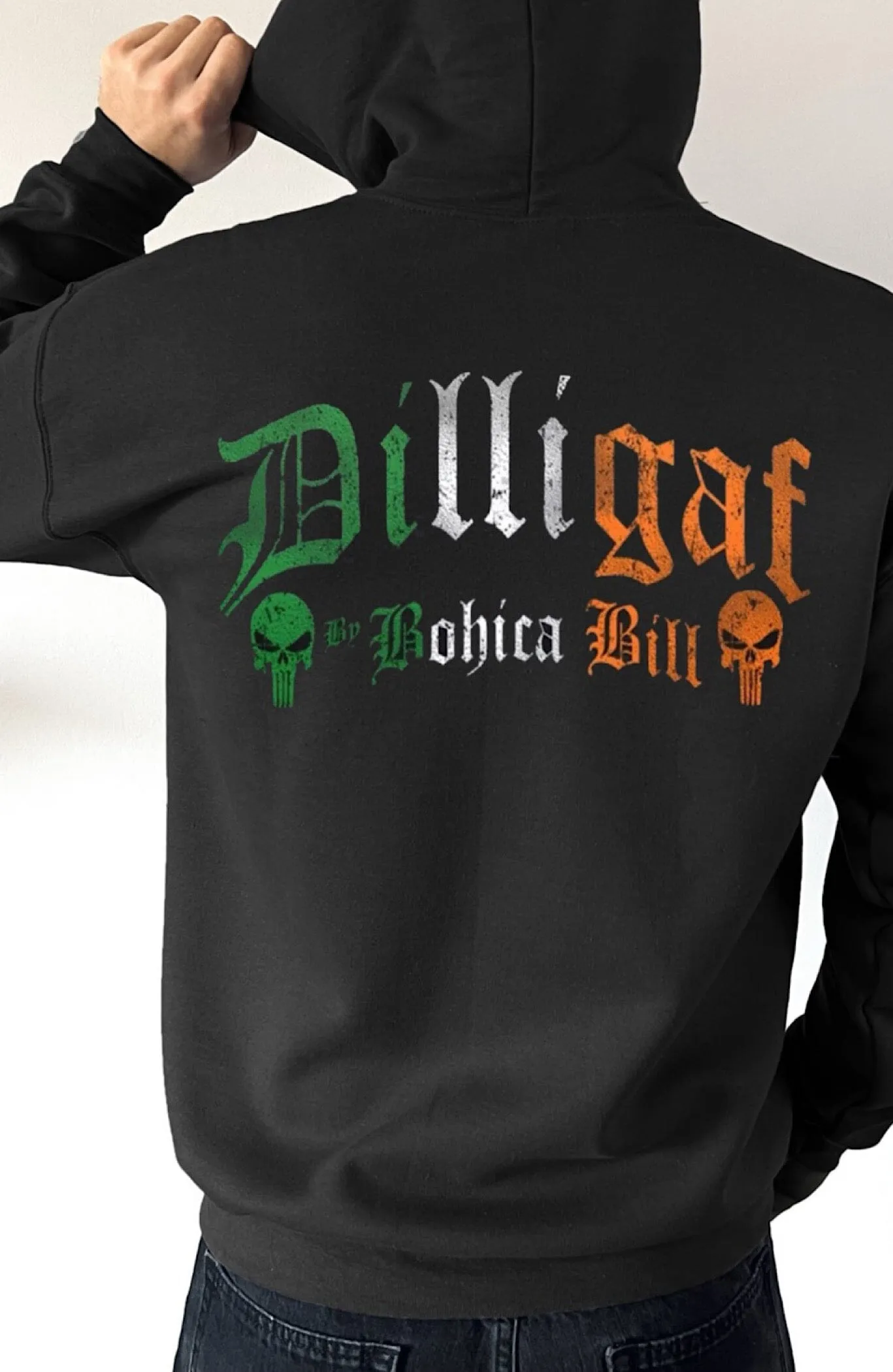 Irish Punisher Dilligaf Pullover Hoodie