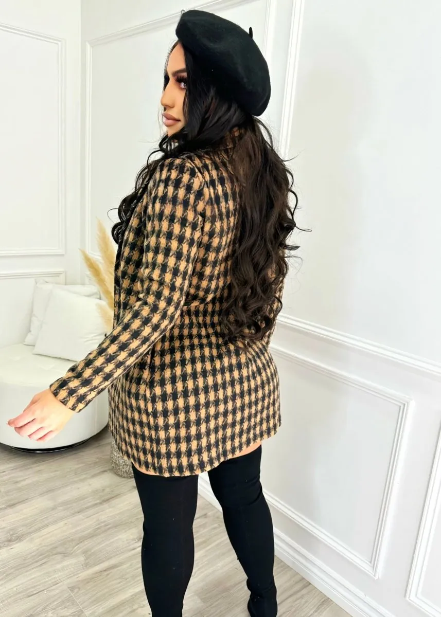 J'Adore Coat  Black/Brown