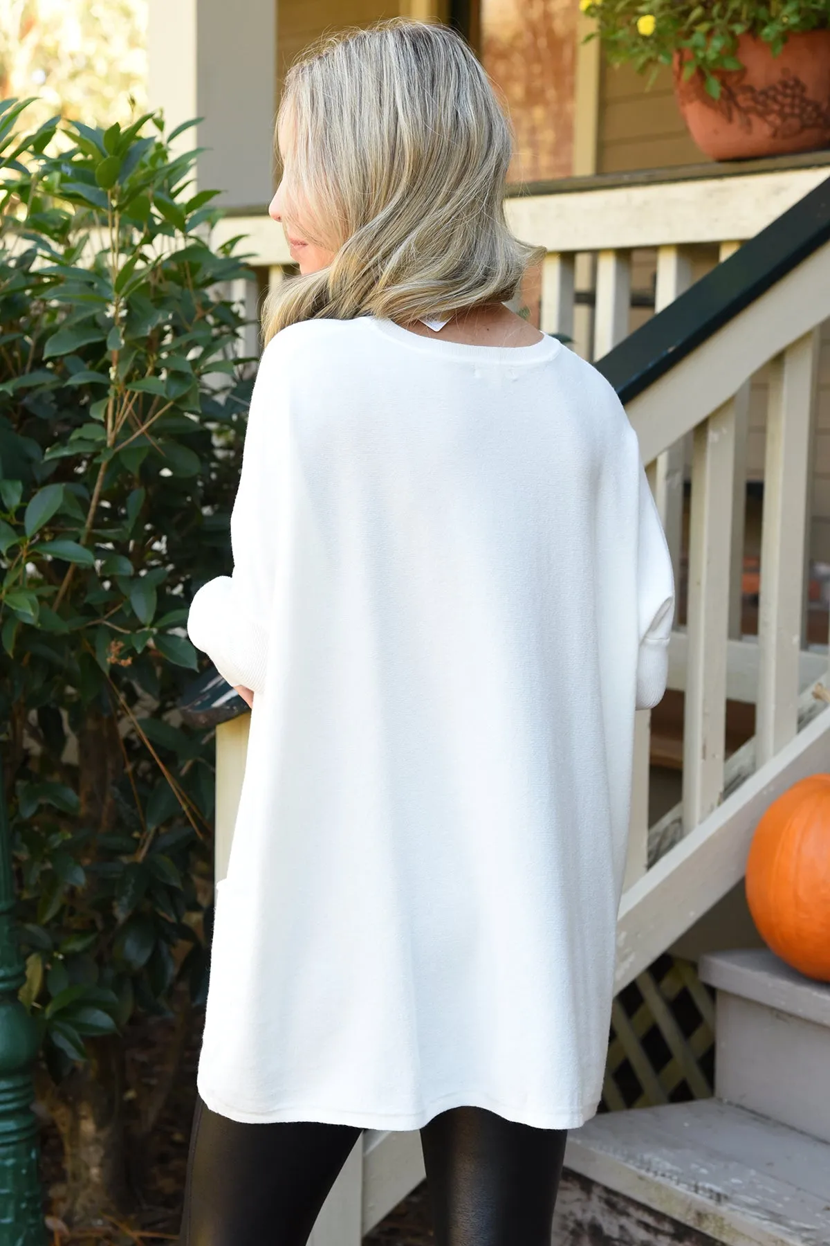 JASMINE SWEATER -WHITE