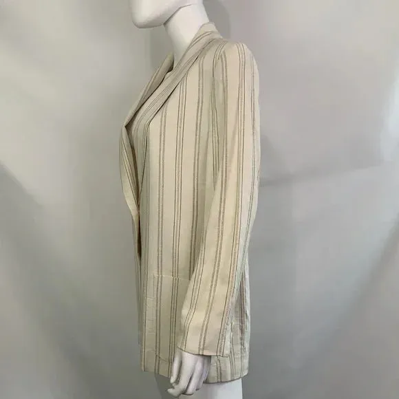 Krizia VTG Striped White Blazer