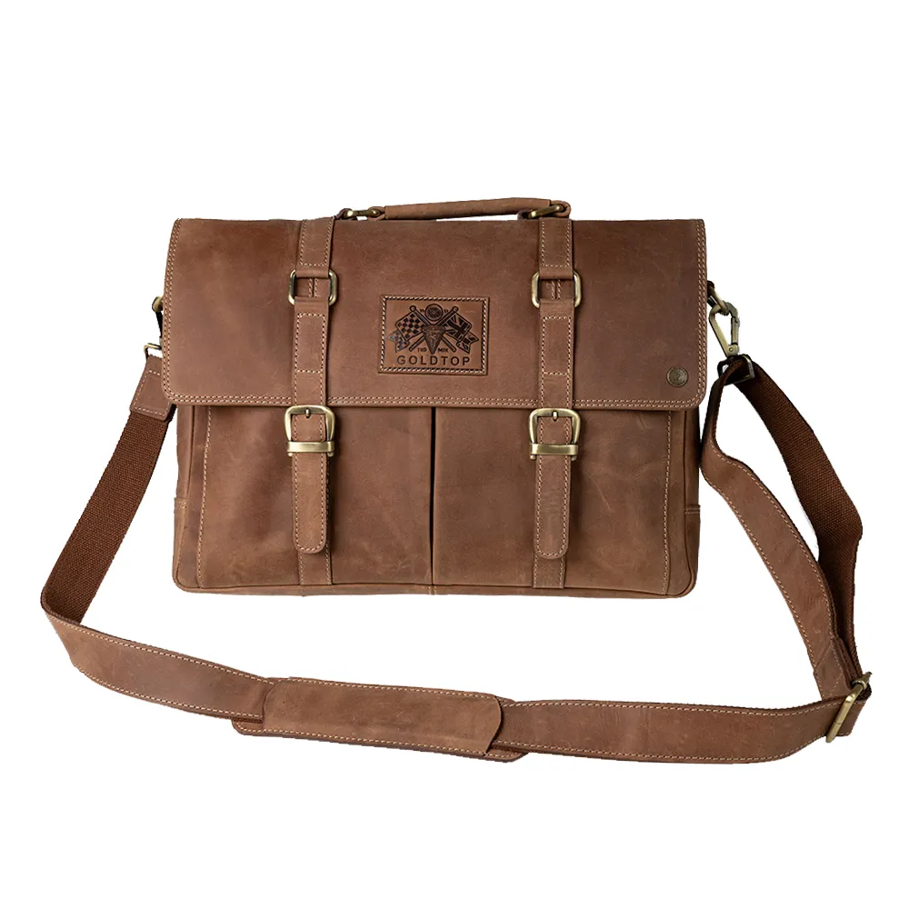 Leather Messenger Bag