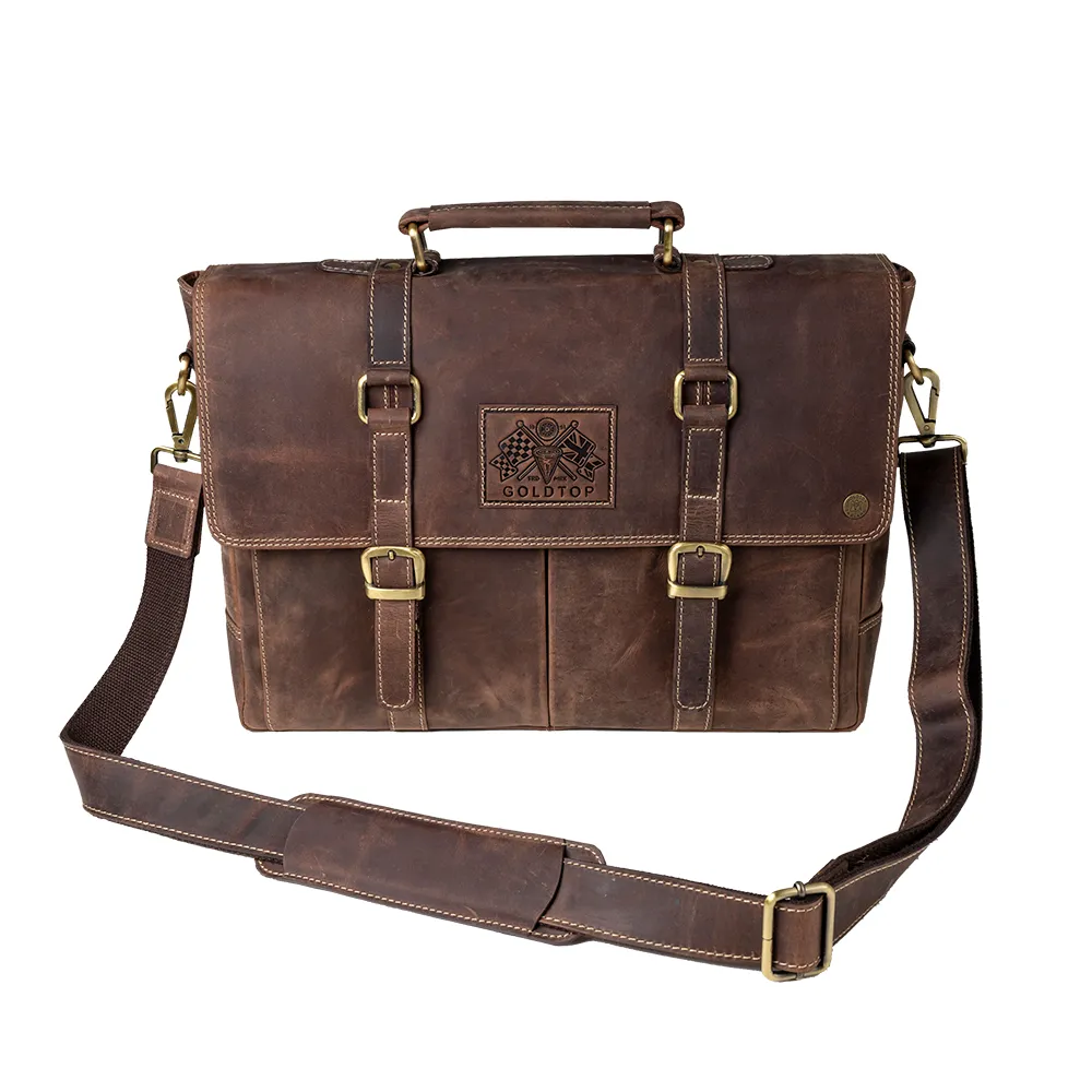 Leather Messenger Bag