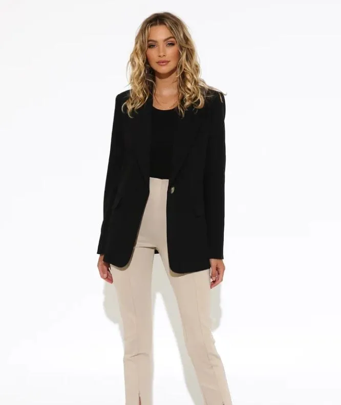 Madison The Label Audrey Blazer - Black