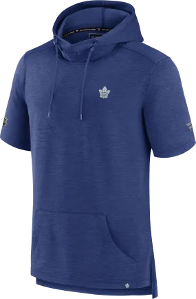 Maple Leafs Fanatics Men's 2023 Authentic Pro Road Short Sleeve Hoody