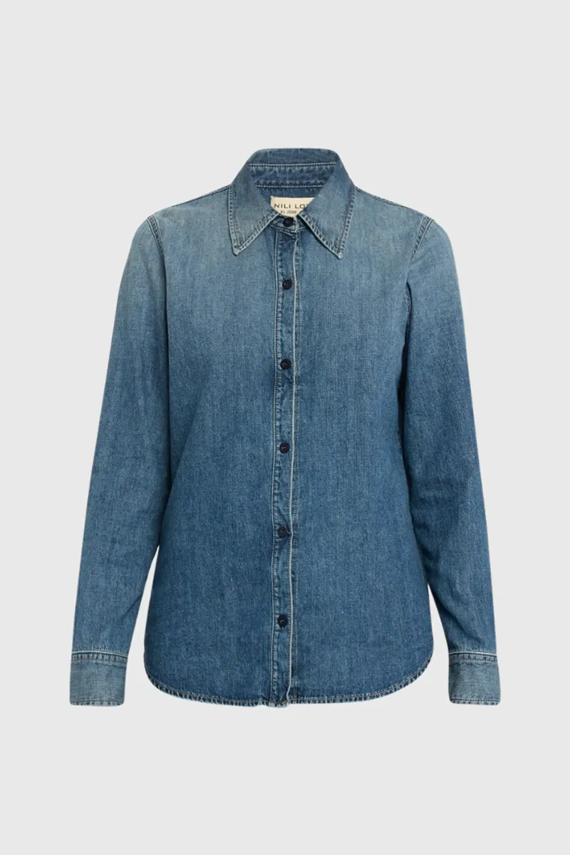 Marlise Denim Shirt - Ocean Wash