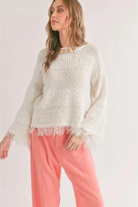 Mel Fringe Sweater