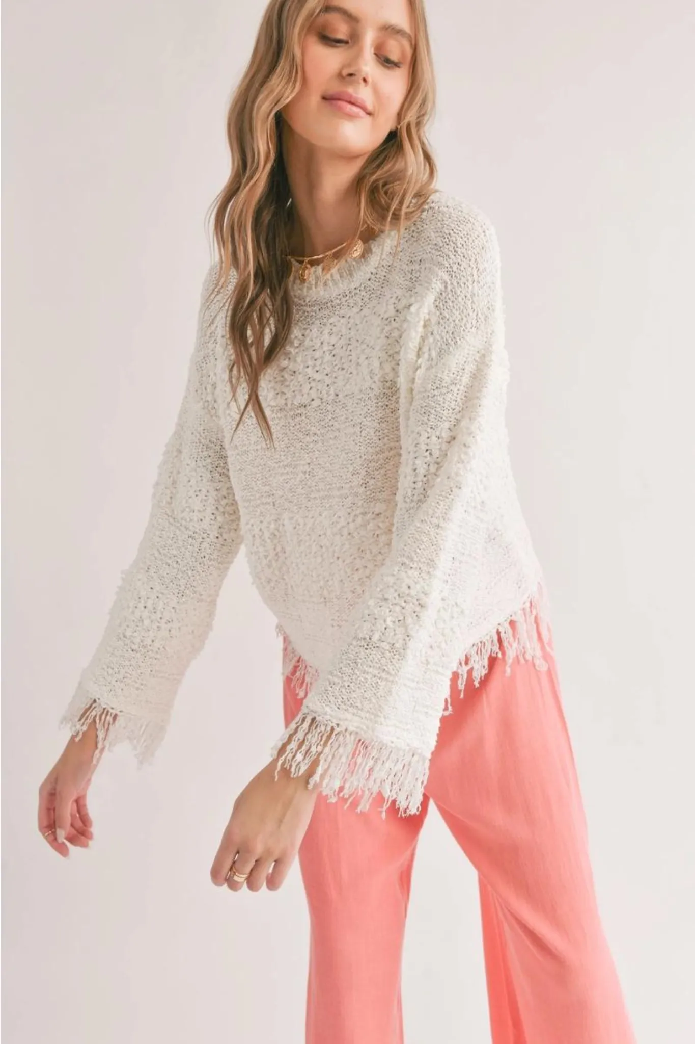 Mel Fringe Sweater