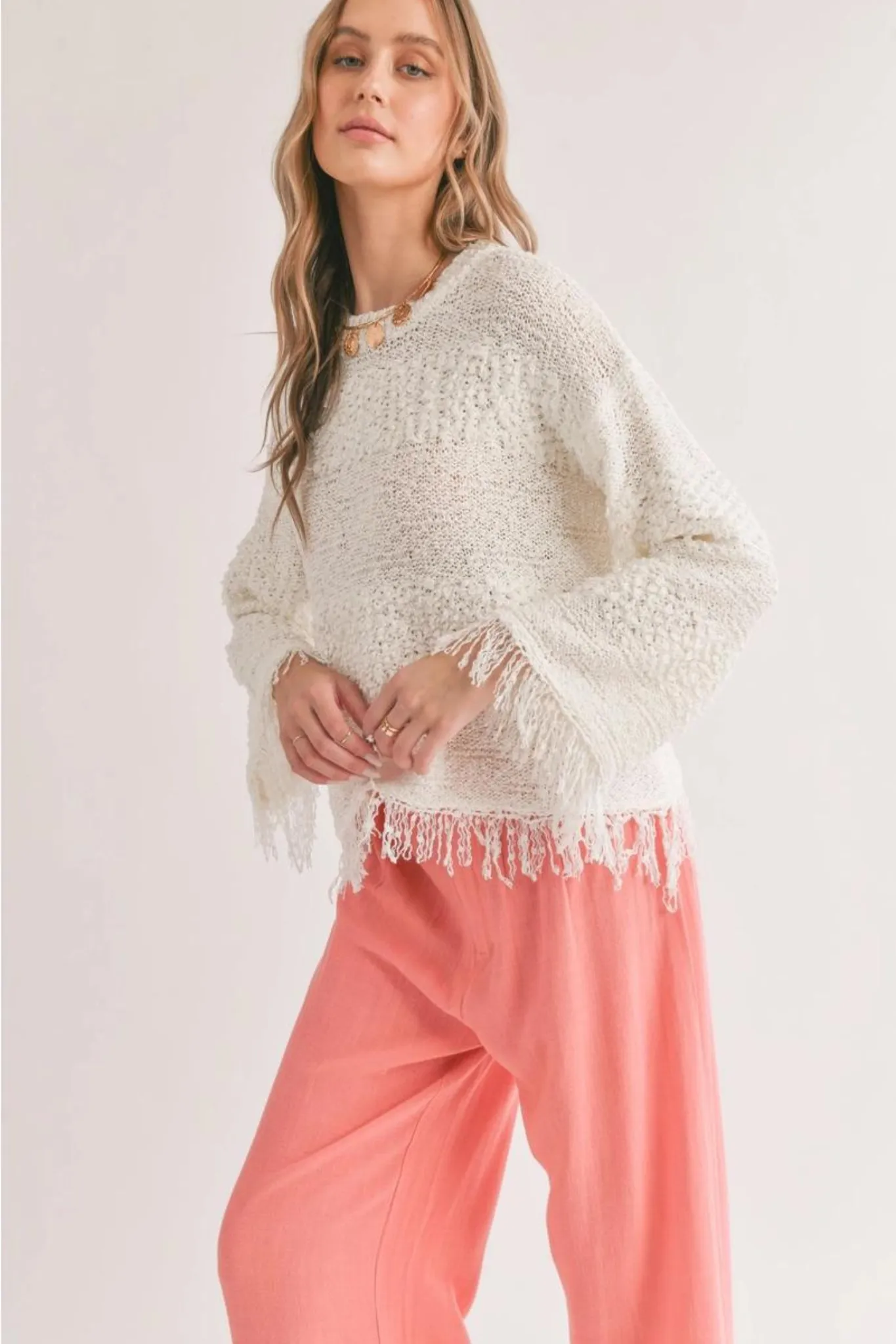 Mel Fringe Sweater