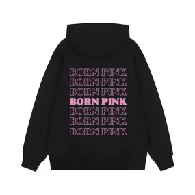 Mens Womens Hoodie Spring Korean Style Hooded Pullover Black Pink Print Autumn Oversized Swearshirt Streetwear S4788944