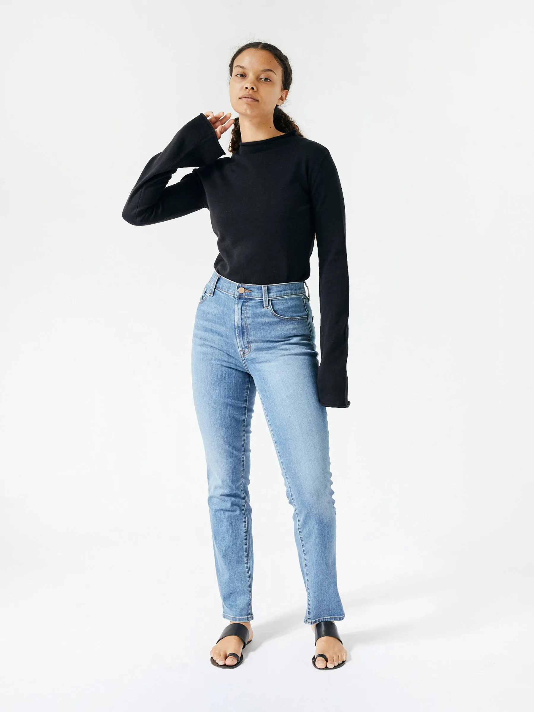 Mies Mock Neck Top