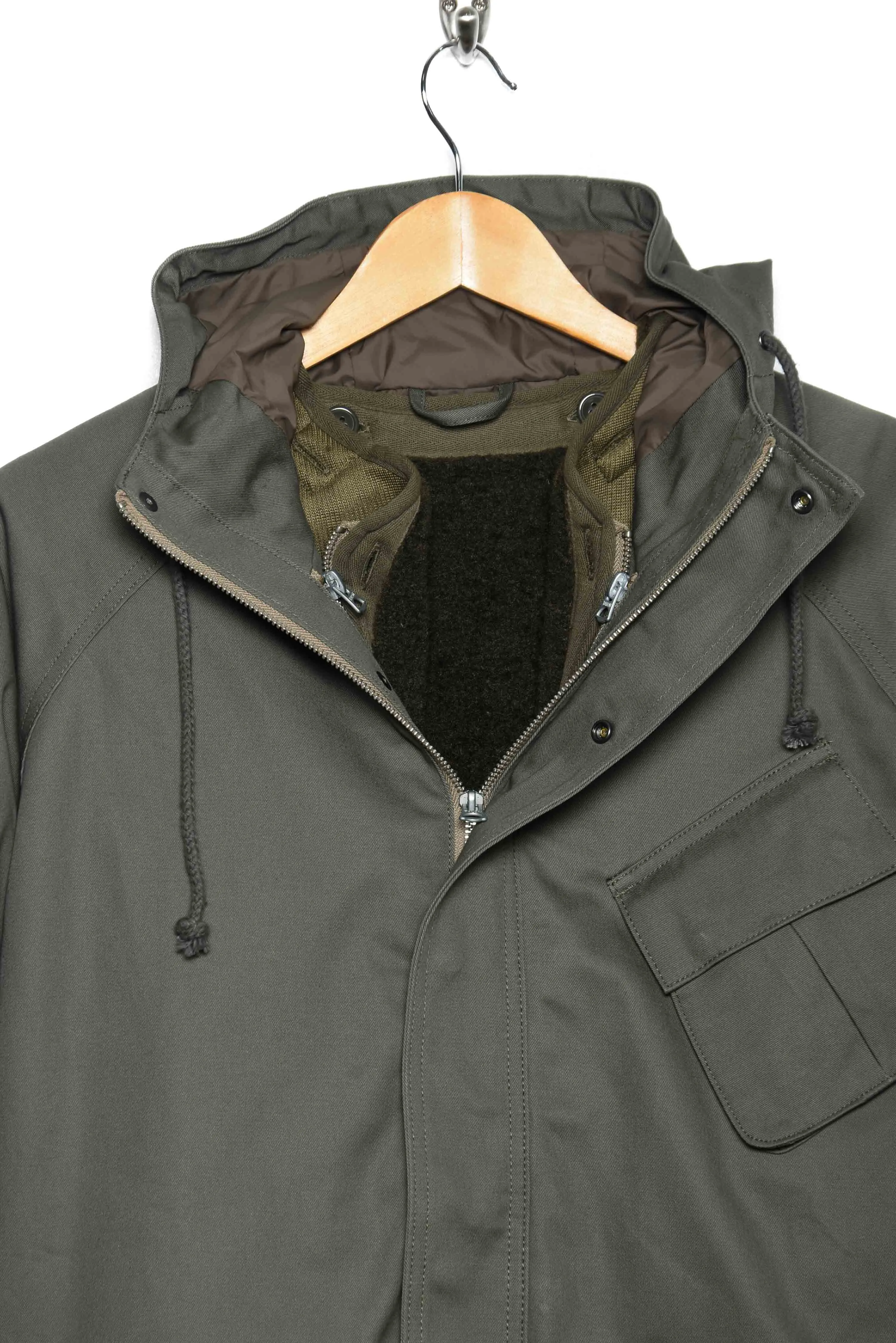 Mountain Jacket   Fleece Liner green