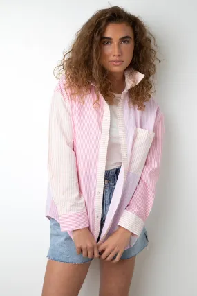 Pink Paradise Button Up FINAL SALE