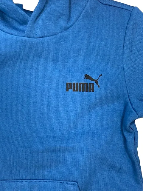 Puma Boys' hooded sweatshirt with mini logo ESS Tape Hoodie FL B 848818 17 Lake Blue